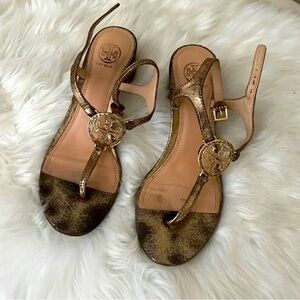 Tory Burch Gold Sandals